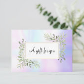 ホロフエレガントィック春葉ギフト証書 (スタンド正面)