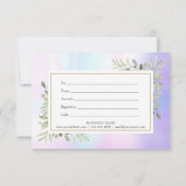 ホロフエレガントィック春葉ギフト証書 (裏面)