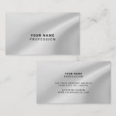 ホロフカスタムィア銀灰色 名刺 (正面/裏面)