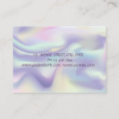 ホロフカッコいいロモダンックInstagramソーシャルメディア 名刺 (裏面)