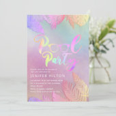 ホロフクールロ熱葉帯グラフのプールパーティー 招待状 (スタンド正面)