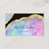 ホロフフェイクィア虹色オペエレガントストバス 名刺 (正面)