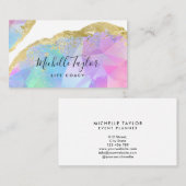 ホロフフェイクィア虹色オペエレガントストバス 名刺 (正面/裏面)