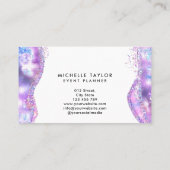 ホロフフェイクィア虹色オペエレガントストバス 名刺 (裏面)