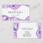 ホロフフェイクィア虹色オペエレガントストバス 名刺 (正面/裏面)