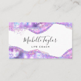 ホロフフェイクィア虹色オペエレガントストバス 名刺