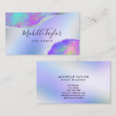 ホロフフェイクィア虹色オペエレガントストバス 名刺 (正面/裏面)