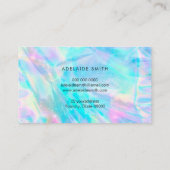 ホロフフェイクィックの背景 名刺 (裏面)