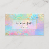 ホロフフェイクィック効果 名刺 (正面)