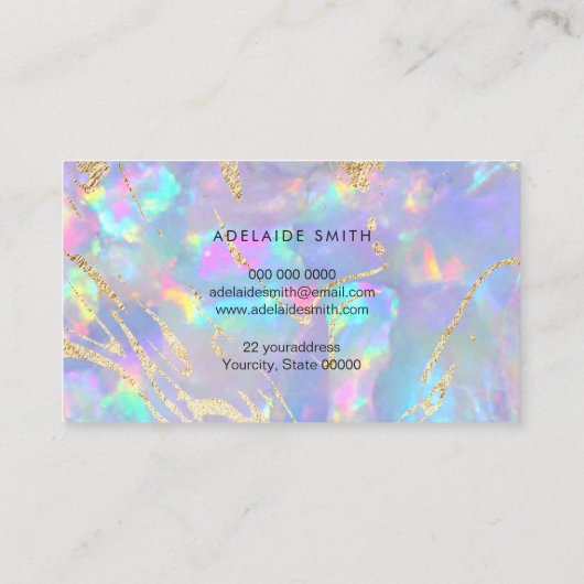 ホロフフェイクィック結石 名刺 (裏面)