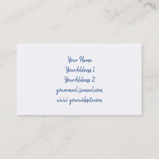 ホロフフェイクラインレインパステル色ロータロゴ 名刺 (裏面)