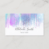 ホロフフェイクラパープ絵を描ストローク 名刺 (正面)