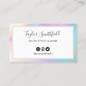 ホロフフェイクロカスタムックロイヤリティカード 名刺 (裏面)