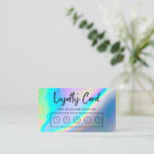 ホロフフェイクロカスタムックロイヤリティカード 名刺 (スタンド正面)