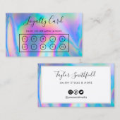 ホロフフェイクロカスタムックロイヤリティカード 名刺 (正面/裏面)