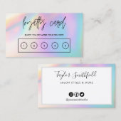 ホロフフェイクロカスタムックロイヤリティカード 名刺 (正面/裏面)