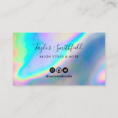 ホロフフェイクロカスタムックロイヤリティカード 名刺 (裏面)