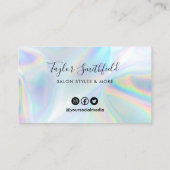 ホロフフェイクロカスタムックロイヤリティカード 名刺 (裏面)