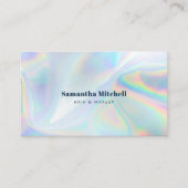 ホロフモダンィア美容師メイクアップアーティスト 名刺 (正面)