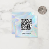 ホロフモダンィックQRコードAny大事な行事 ノートカード (正面/裏面インサイチュ)