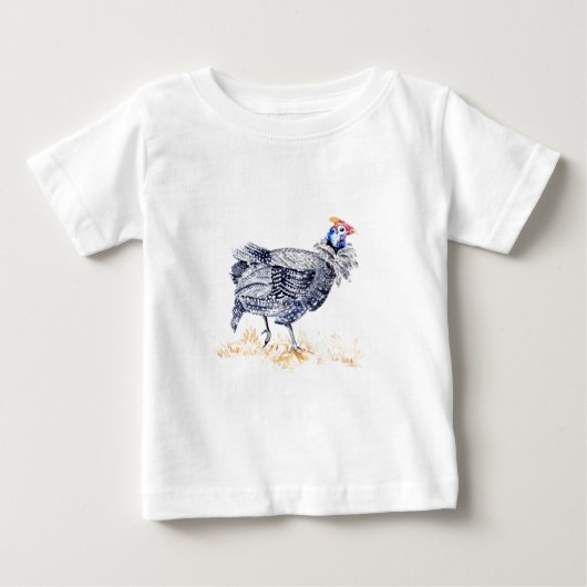 ホロホロチョウ ベビーTシャツ (正面)