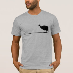 ホロホロ鳥-前部だけ Tシャツ