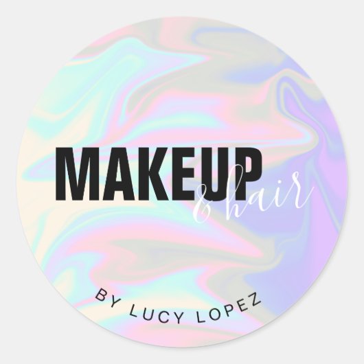 ホロモダンエレガントグラフィックメイクアップ ラウンドシール (正面)