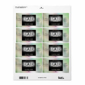 ホロモダンエレガントグHAIR血清ラベル ラベル (フルシート)