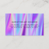 ホロモダングはっきりした・メイク・アーティスト・レインボー 名刺 (裏面)