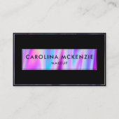 ホロモダングはっきりした・メイク・アーティスト・レインボー 名刺 (正面)