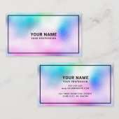 ホロモダングクールラスパステル 名刺 (正面/裏面)