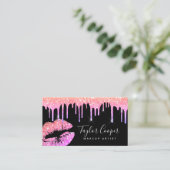 ホロモダングラフィックグリッターの唇 名刺 (スタンド正面)