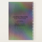 ホロモダングラフィックメタル名モノグラム – プランナー (裏面)