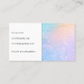 ホロモダングラムグリッターガラス 名刺 (裏面)