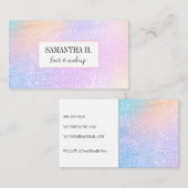 ホロモダングラムグリッターガラス 名刺 (正面/裏面)