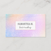 ホロモダングラムグリッターガラス 名刺 (正面)