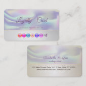 ホロモダンスタイリッシュホログラフィロイヤリティカード ロイヤリティカード (正面/裏面)