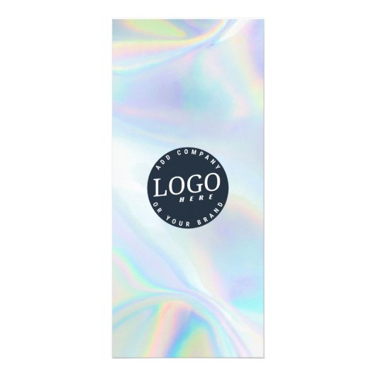 ホロモダンフィック会社ロゴサービス価格表 ラックカード (正面)