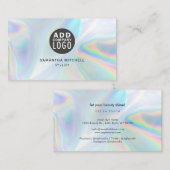 ホロモダンフィック会社ロゴスタイリストの追加 名刺 (正面/裏面)