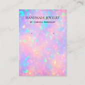 ホロモダンフェイクグガーリー・イヤリング表示カード 名刺 (正面)