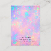 ホロモダンフェイクグガーリー・イヤリング表示カード 名刺 (裏面)