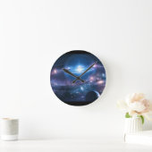 ホローグのユニバース ラウンド壁時計 (ホーム)