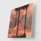 ホローグサブリエデュテンプス スクエア壁時計 (傾斜)