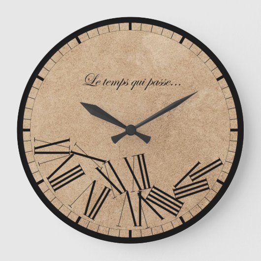 ホローグムラーレ – ルテンプクィパス…エフェパピエ ラージ壁時計 (正面)