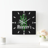 ホローグモンストレ スクエア壁時計 (ホーム)