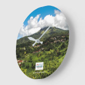 ホローグモンタニュペレデマルティニケ ラージ壁時計 (傾斜)