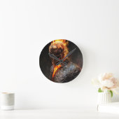 ホローグ幽霊ライダー ラウンド壁時計 (ホーム)