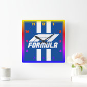 ホローグ式 スクエア壁時計 (ホーム)