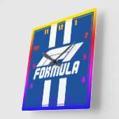 ホローグ式 スクエア壁時計 (傾斜)