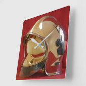 ホロージェカスクF1サペールポンピア スクエア壁時計 (傾斜)